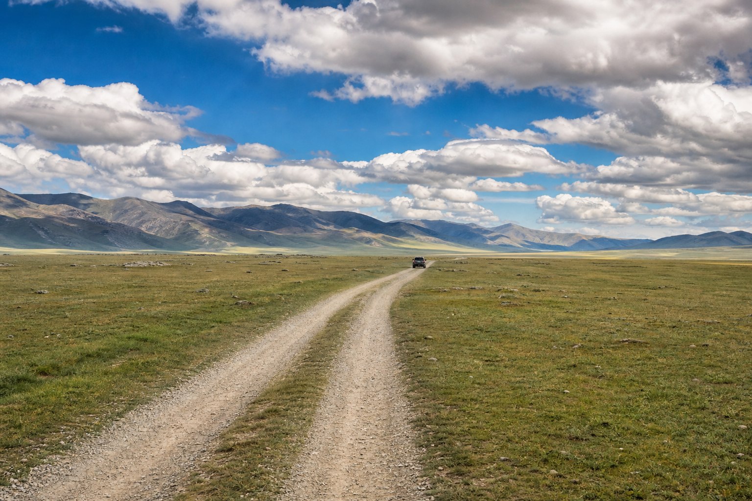 Steppe track for a tailor-made Mongolia tour